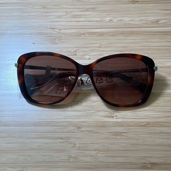 Longchamp 56mm Gradient Lens Butterfly Blonde Havana Sunglasses LO616S(MSRP$175) - Picture 4 of 9